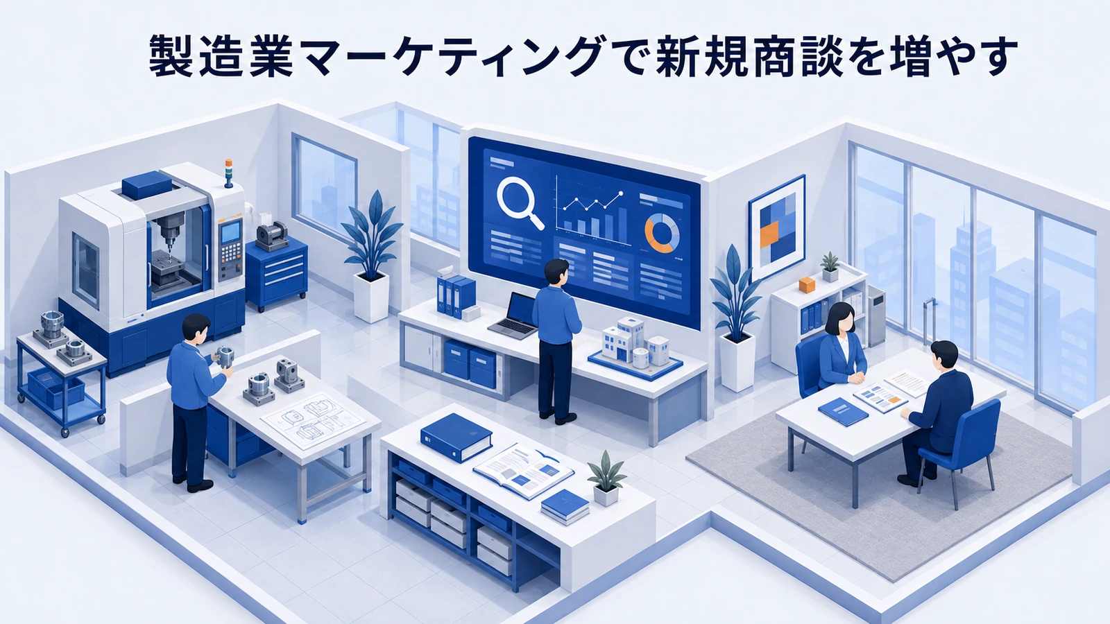 製造業マーケティングの進め方｜技術力を新規商談につなげる戦略