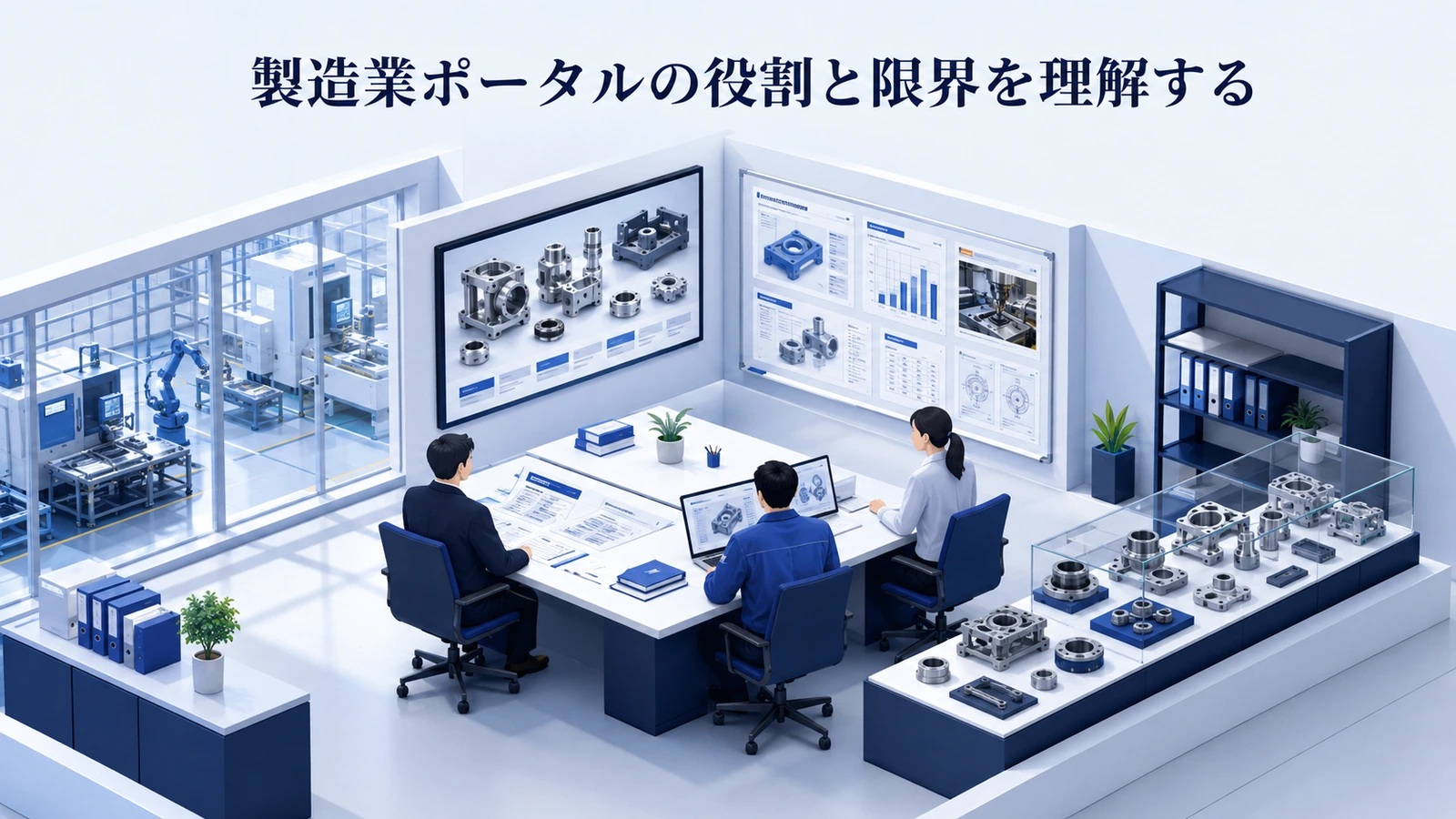 「製造業ポータルの役割と限界を理解する」の要点を整理したImage 2.0図解
