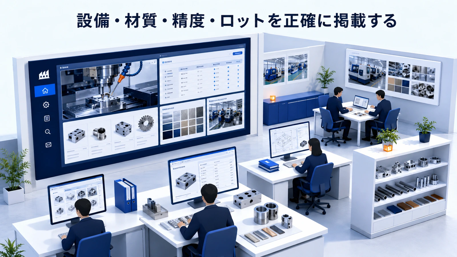 「設備・材質・精度・ロットを正確に掲載する」の要点を整理したImage 2.0図解