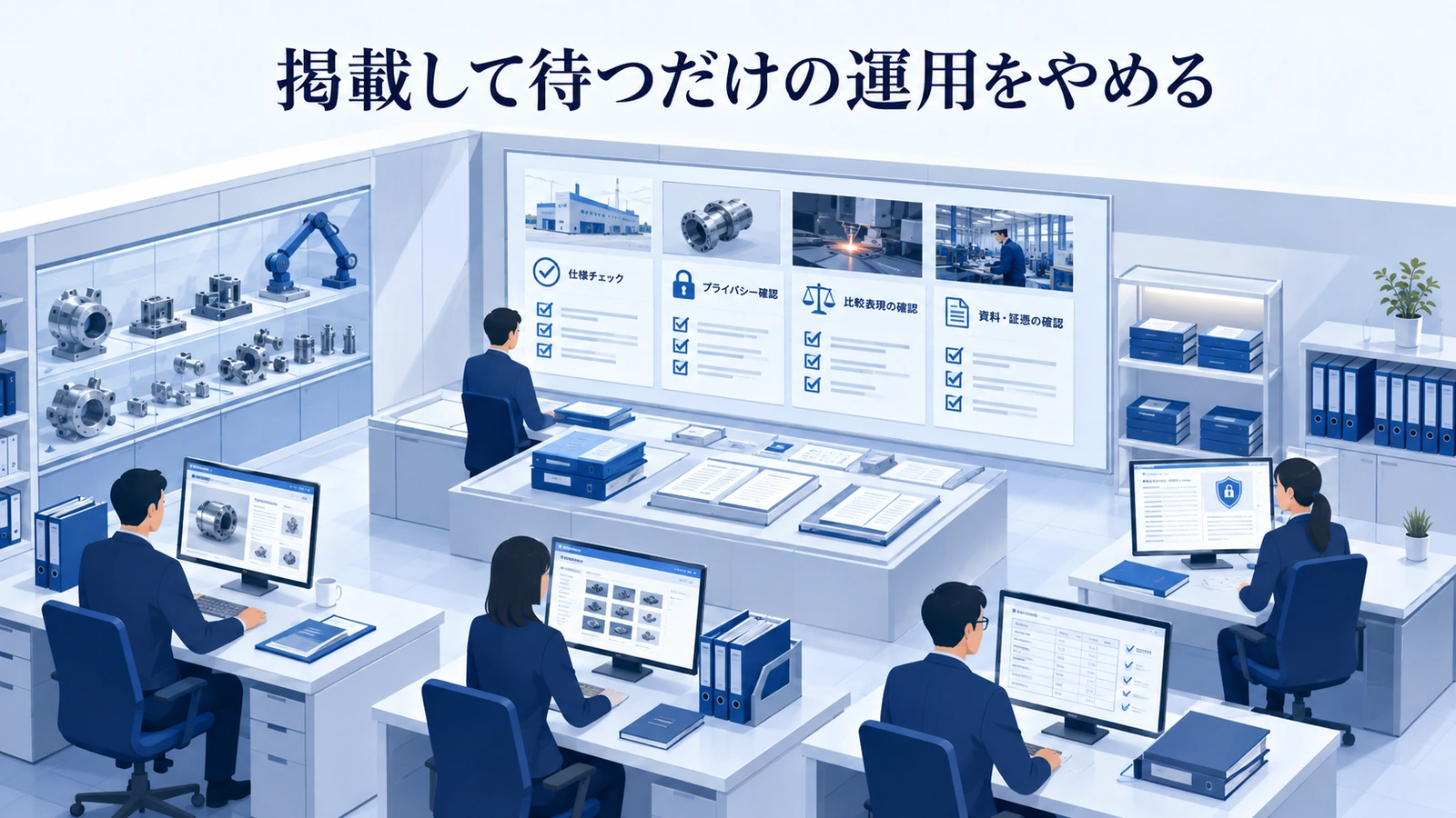 「掲載して待つだけの運用をやめる」の要点を整理したImage 2.0図解