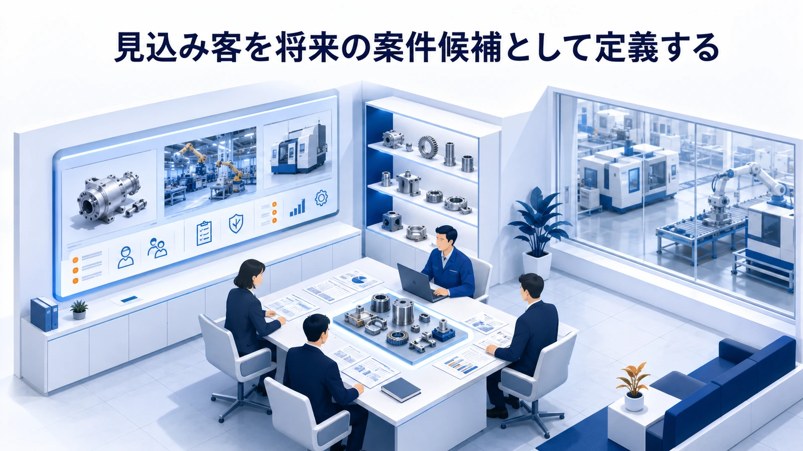 「見込み客を将来の案件候補として定義する」の要点を整理したImage 2.0図解