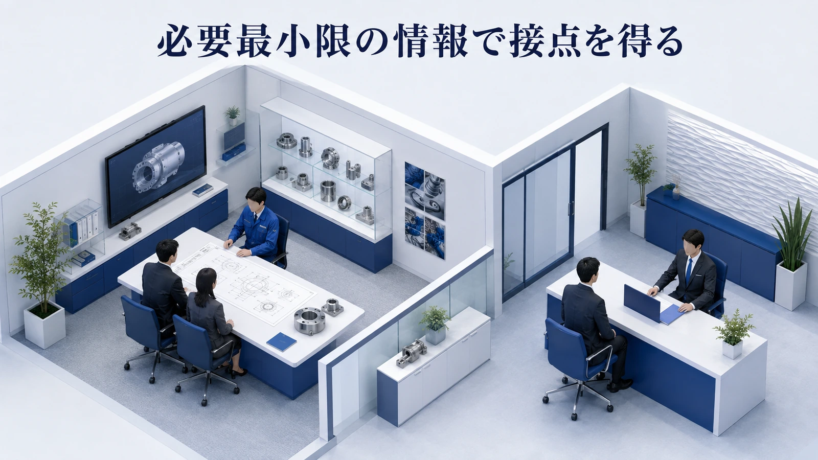 「必要最小限の情報で接点を得る」の要点を整理したImage 2.0図解