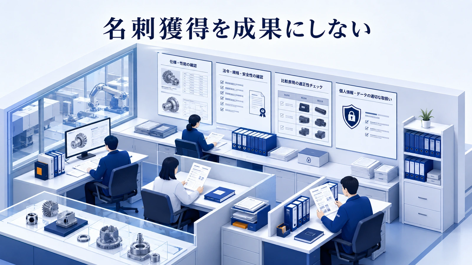 「名刺獲得を成果にしない」の要点を整理したImage 2.0図解
