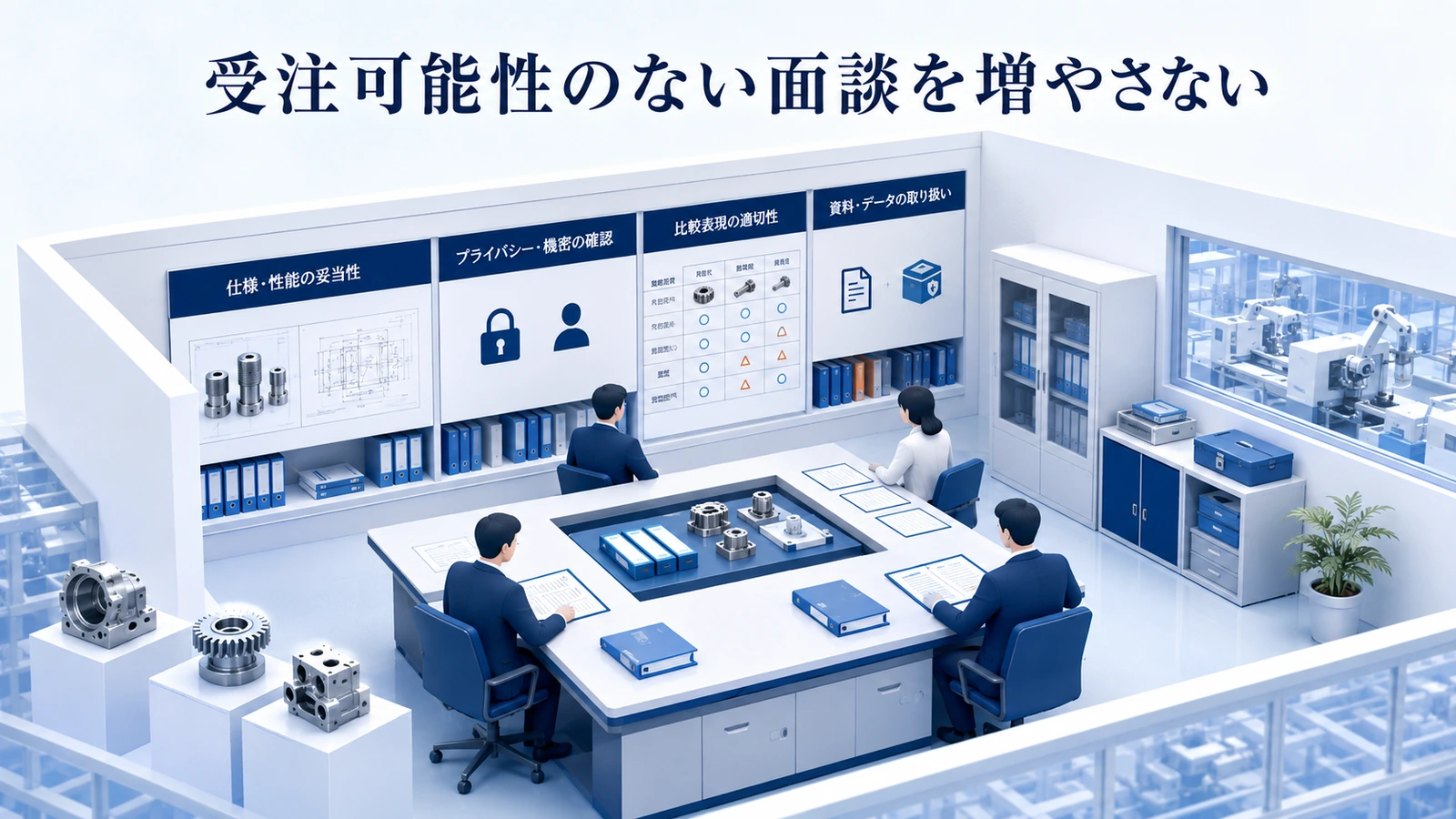 「受注可能性のない面談を増やさない」の要点を整理したImage 2.0図解