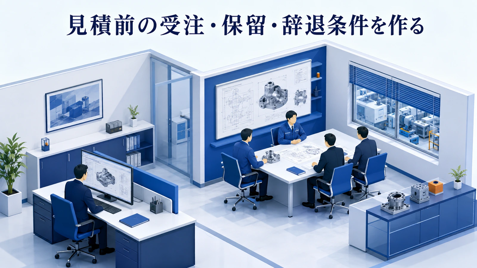 「見積前の受注・保留・辞退条件を作る」の要点を整理したImage 2.0図解