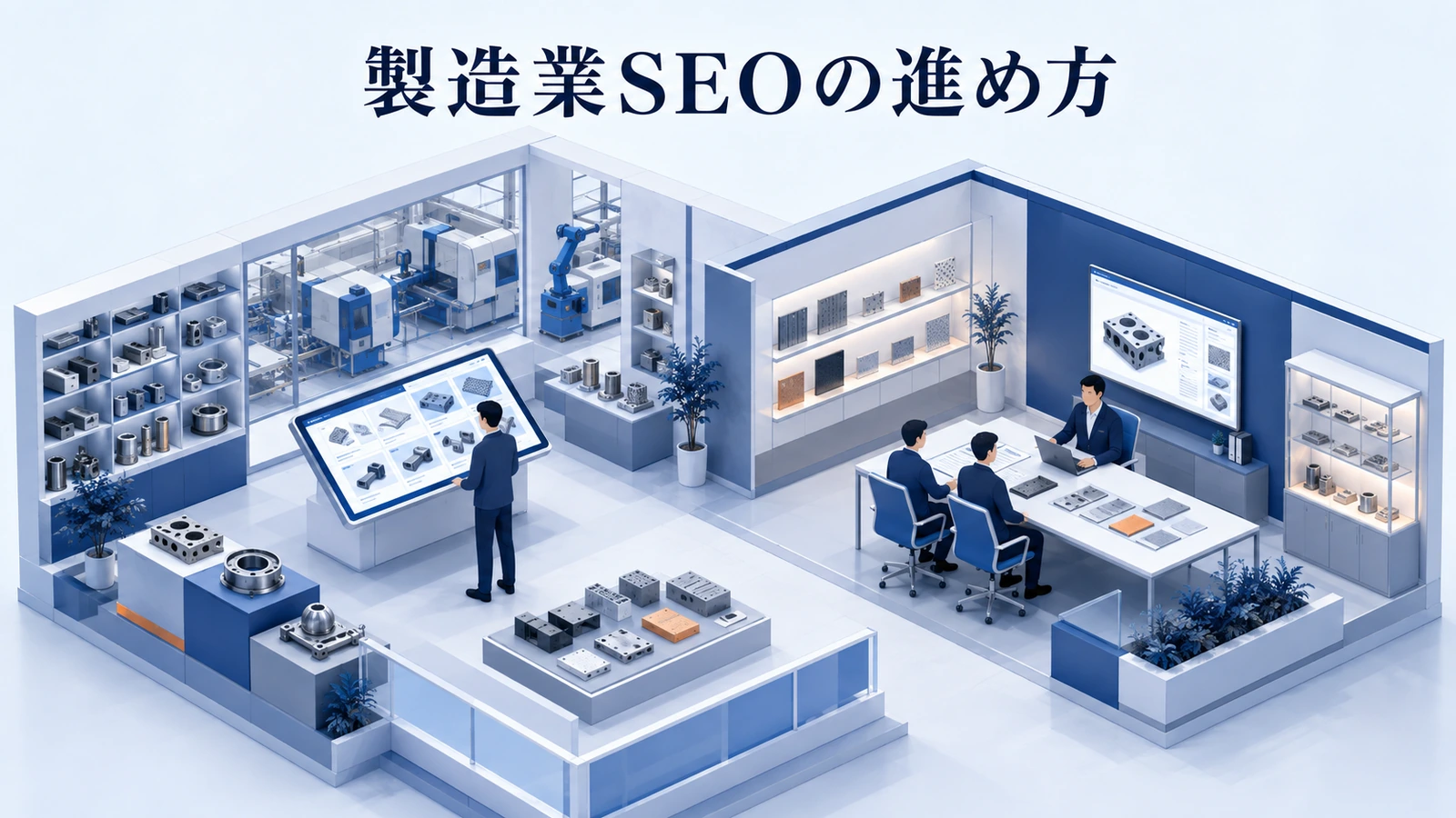 製造業SEOの進め方｜加工・材質・用途検索から受注を増やす