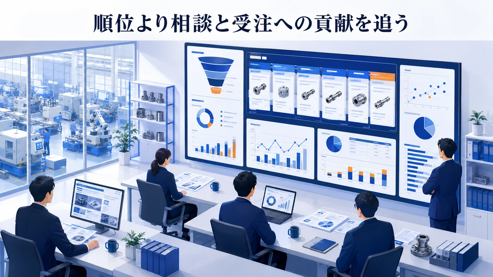 「順位より相談と受注への貢献を追う」の要点を整理したImage 2.0図解
