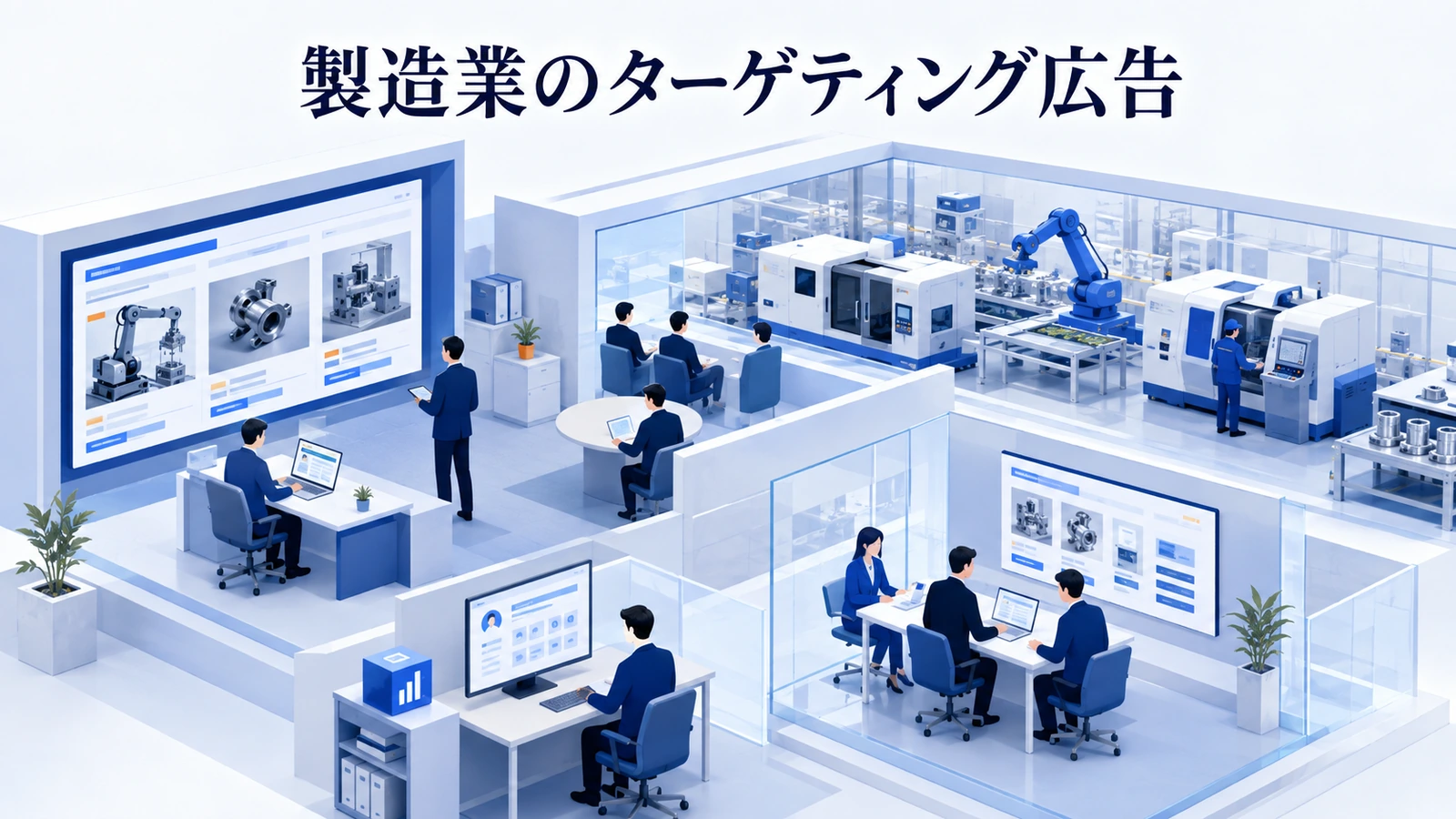 製造業のターゲティング広告｜比較中の企業へ接点を作る