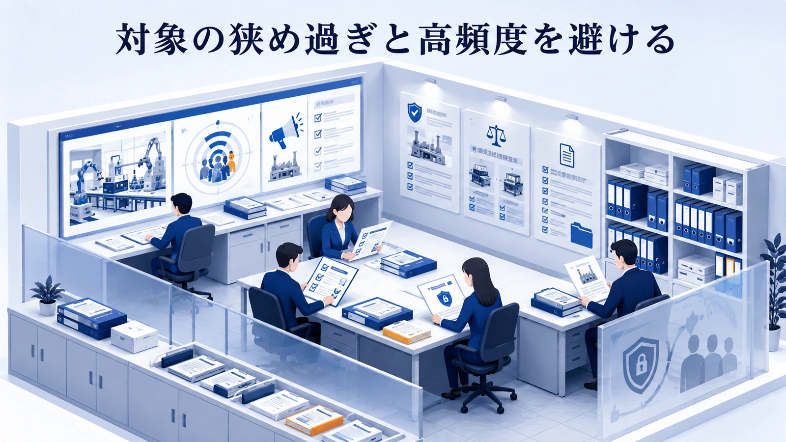 「対象の狭め過ぎと高頻度を避ける」の要点を整理したImage 2.0図解