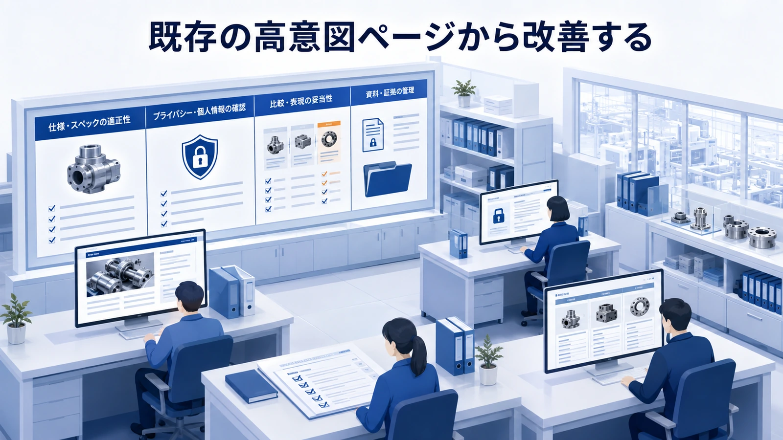 「既存の高意図ページから改善する」の要点を整理したImage 2.0図解
