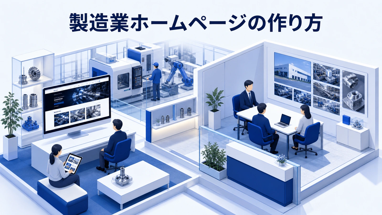 製造業ホームページの作り方｜技術・設備・実績が伝わる構成