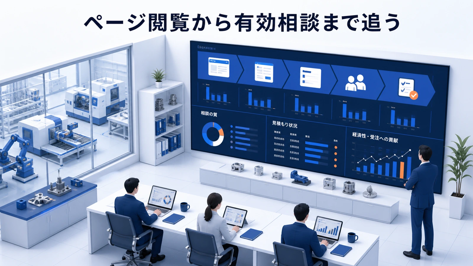 「ページ閲覧から有効相談まで追う」の要点を整理したImage 2.0図解