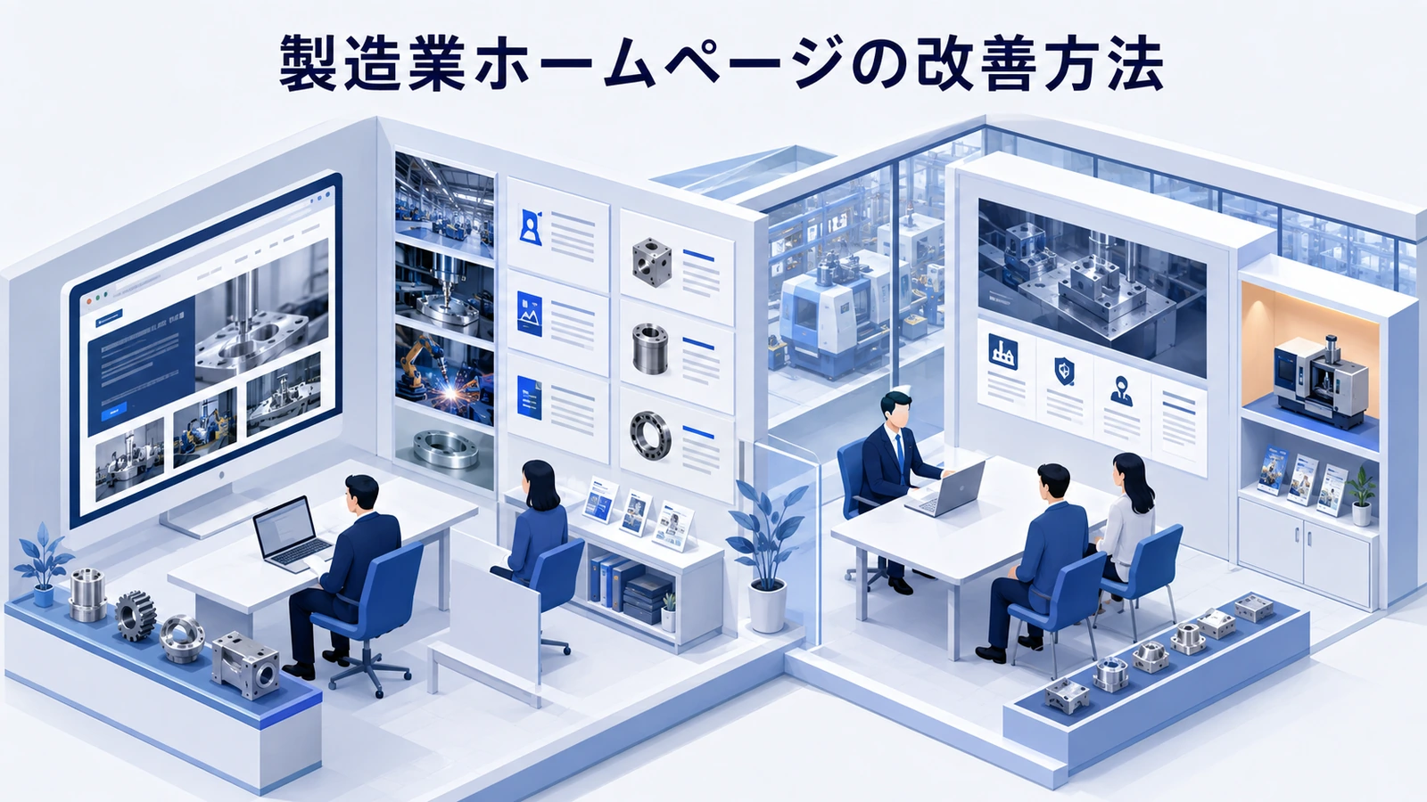 製造業ホームページの改善方法｜問い合わせを止める原因を直す