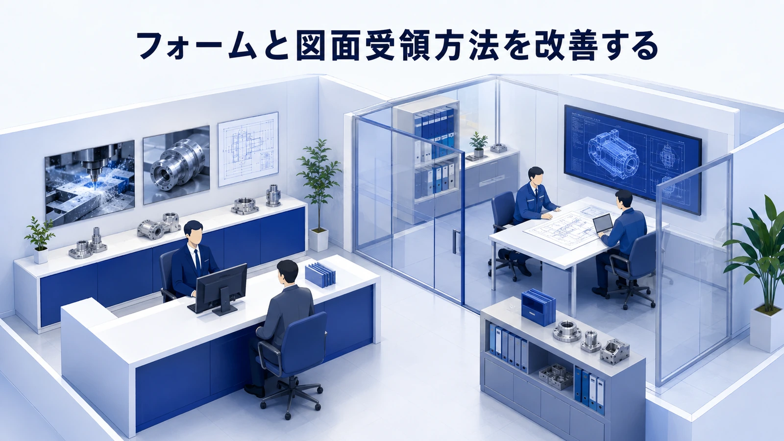 「フォームと図面受領方法を改善する」の要点を整理したImage 2.0図解