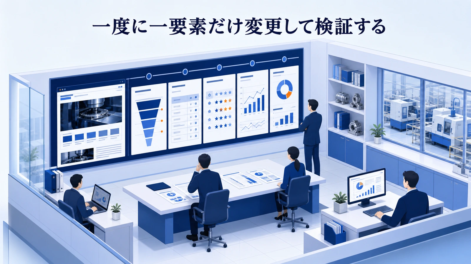 「一度に一要素だけ変更して検証する」の要点を整理したImage 2.0図解