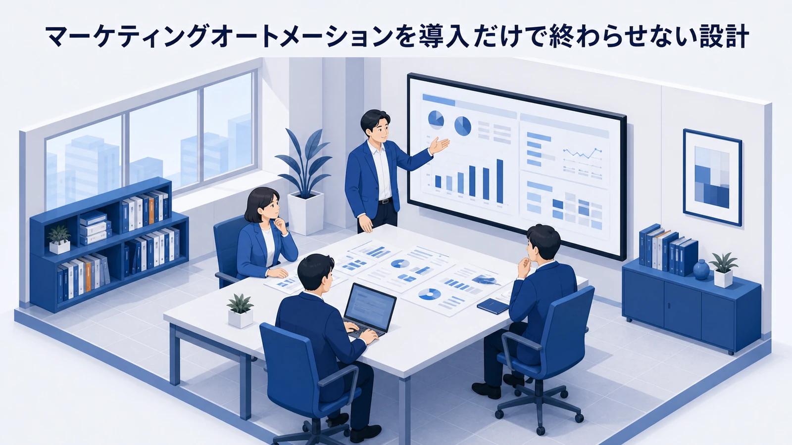 マーケティングオートメーションを導入だけで終わらせない設計を示すWeb広告運用
