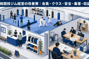 格闘技ジム経営の改善策|会員・クラス・安全・集客・収益