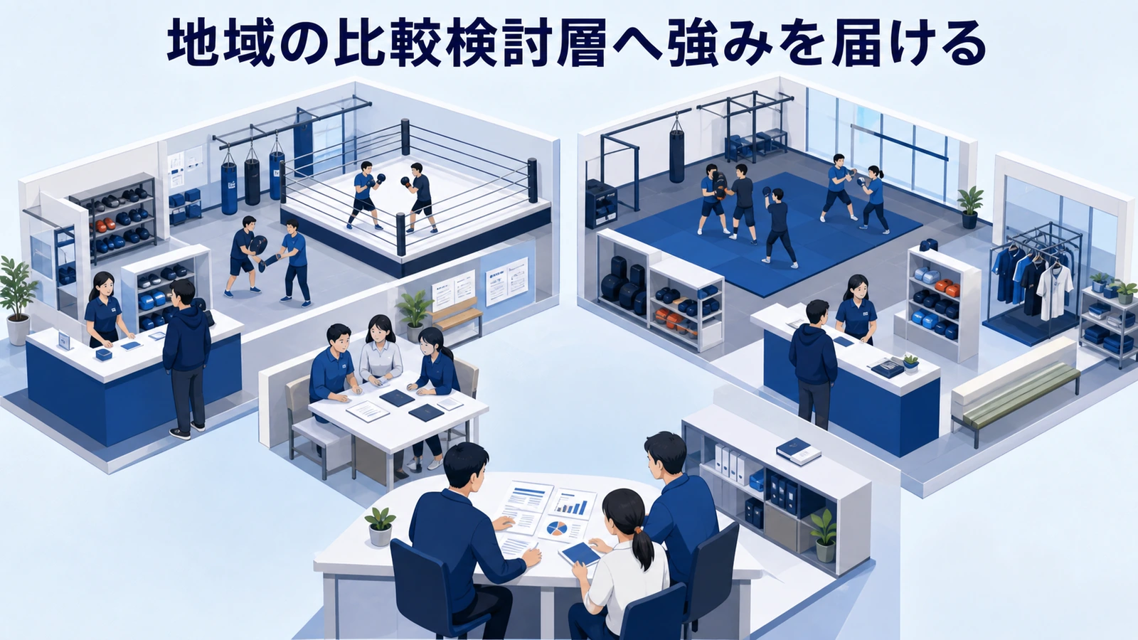 地域の比較検討層へ強みを届ける
