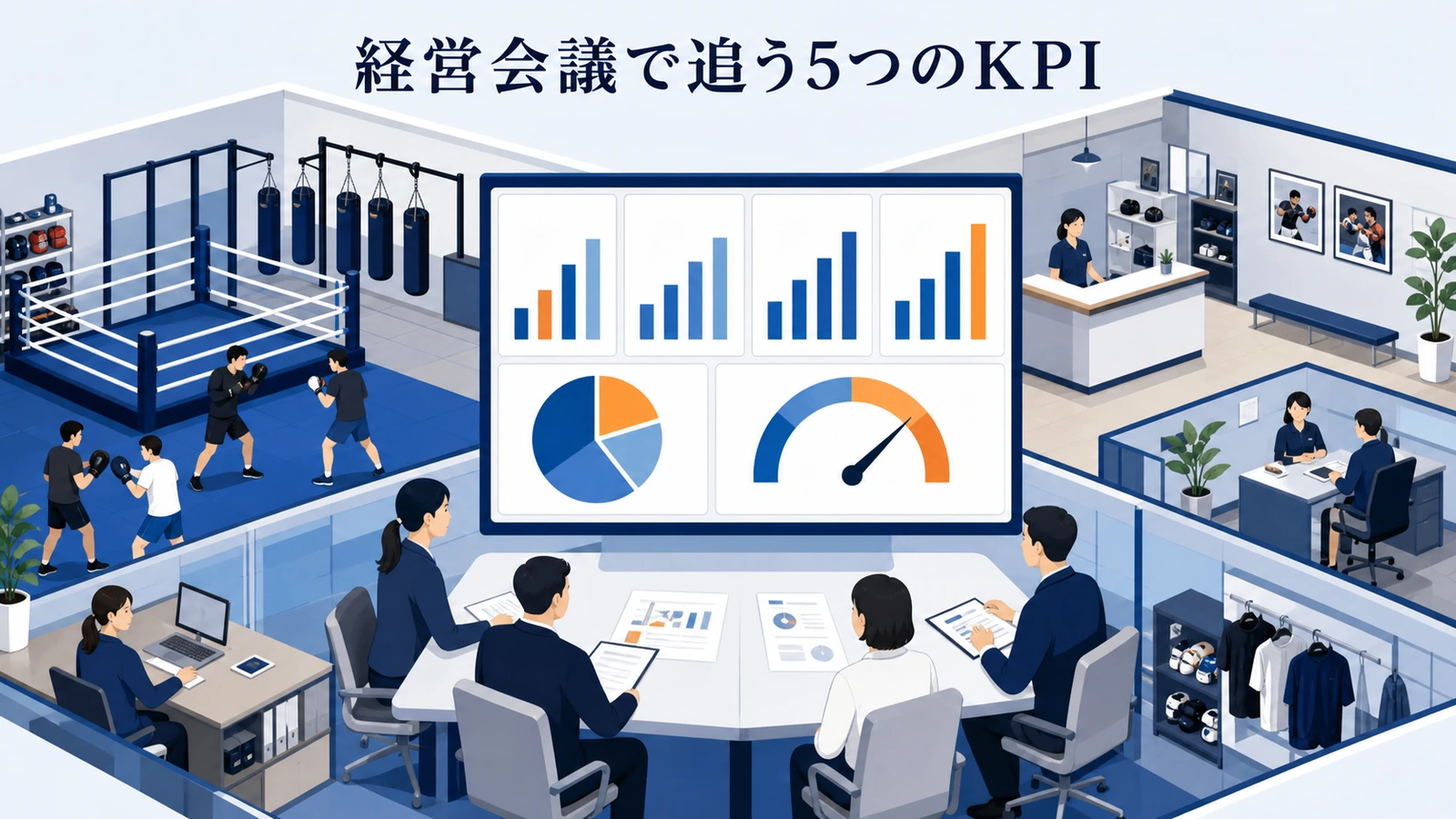経営会議で追う5つのKPI