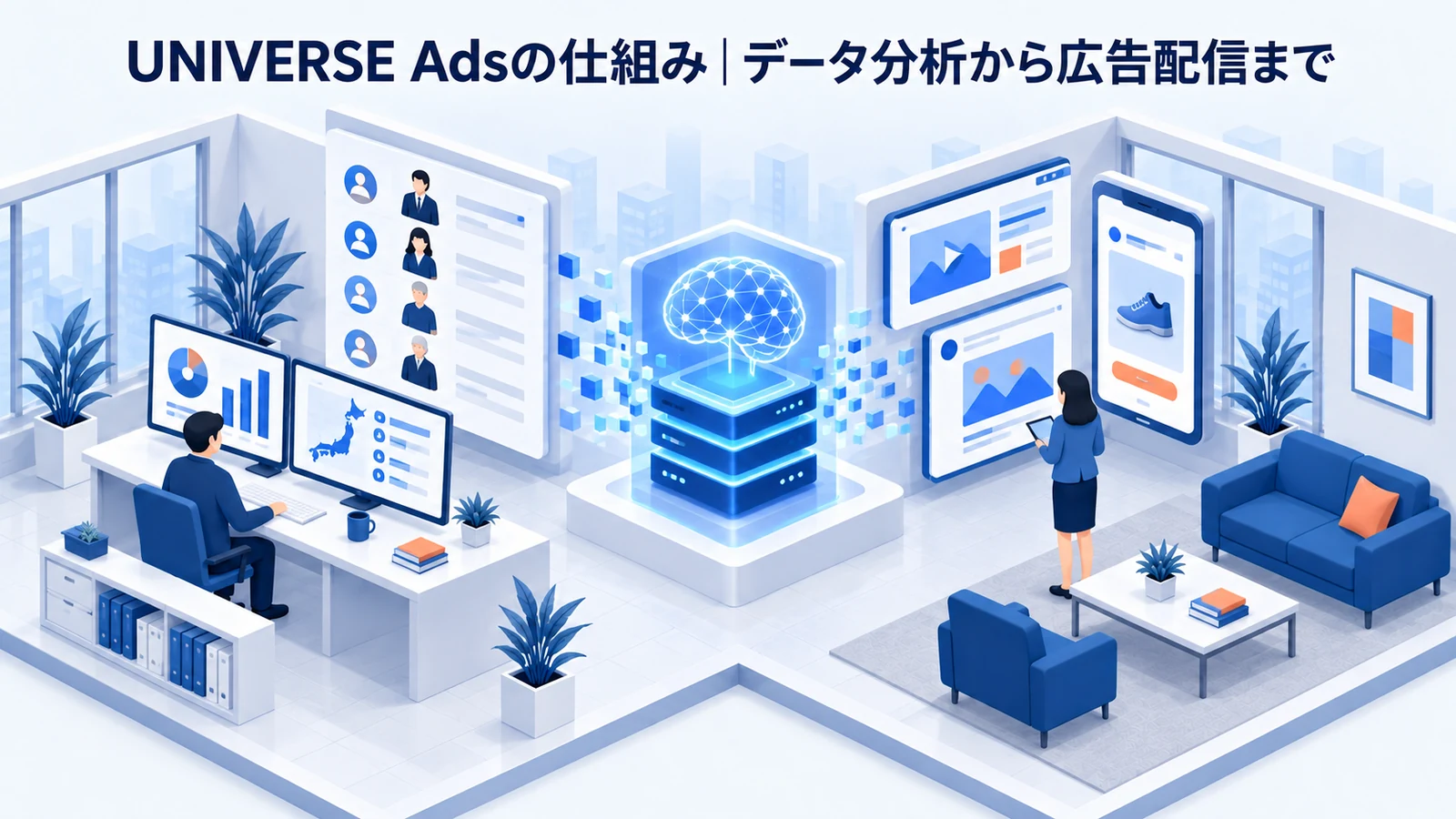 UNIVERSE Adsの仕組み|データ分析から広告配信までを整理したImage 2.0図解