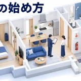 民泊の始め方の図解