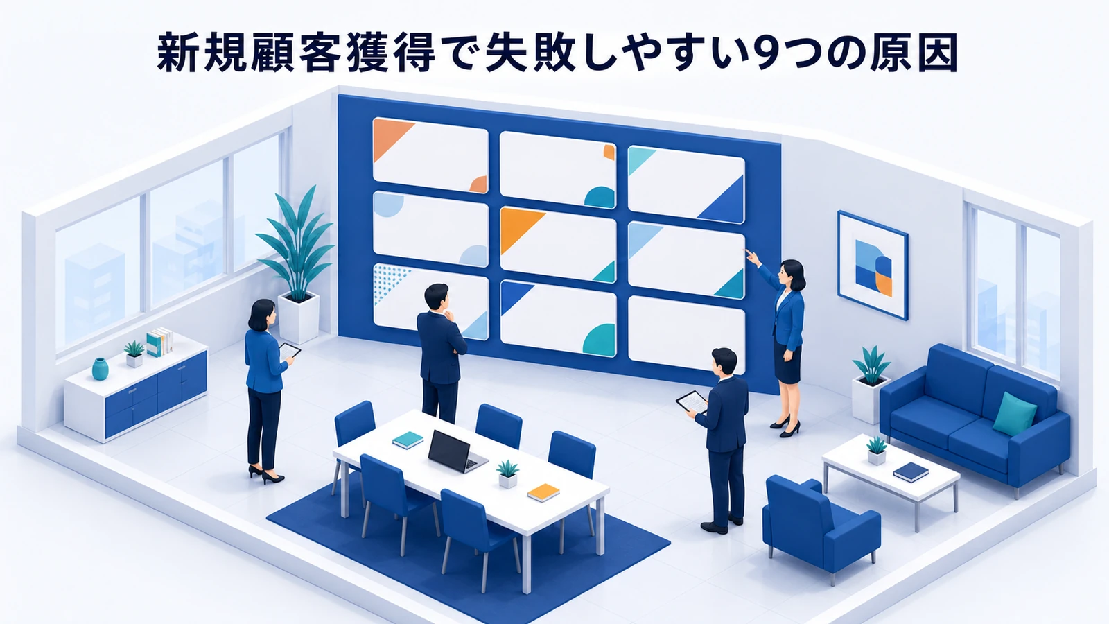 新規顧客獲得で失敗しやすい9つの原因を示すWeb広告運用