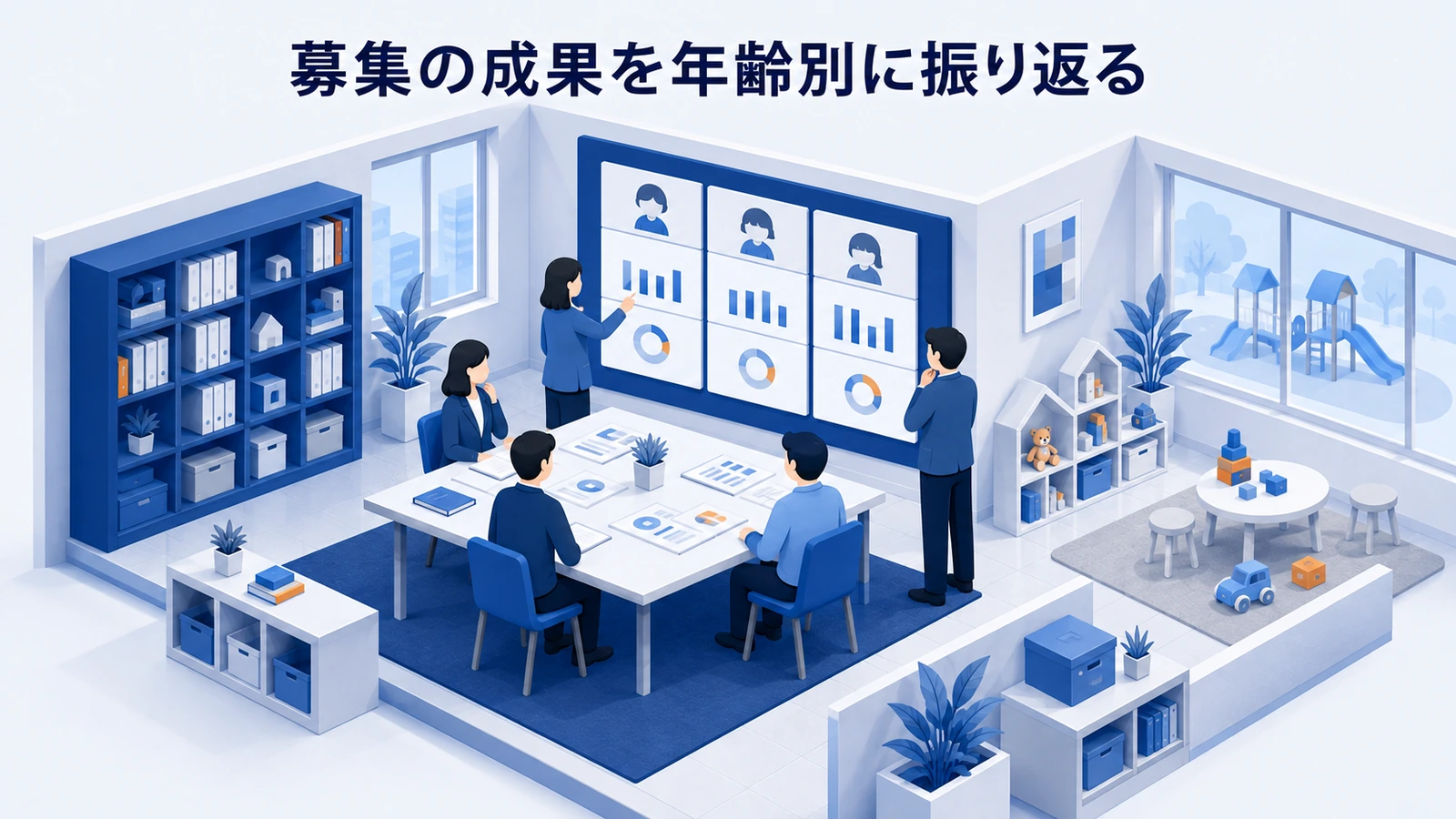 募集の成果を年齢別に振り返るを整理したImage 2.0図解
