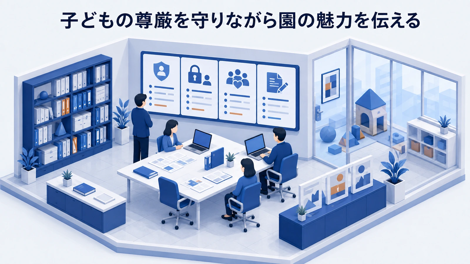 子どもの尊厳を守りながら園の魅力を伝えるを整理したImage 2.0図解