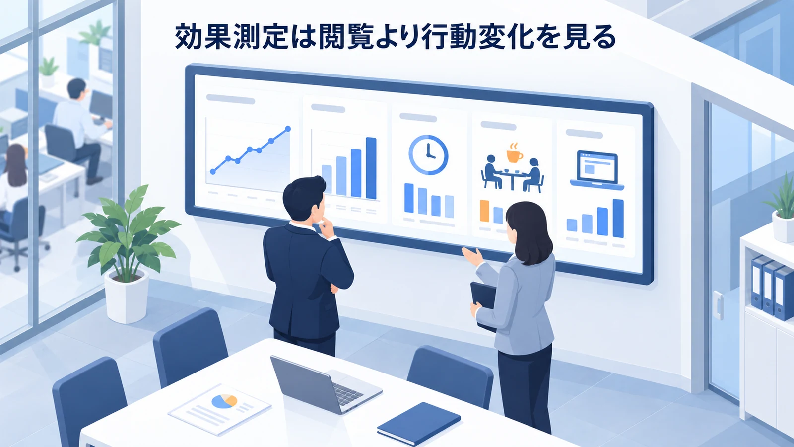 効果測定は閲覧より行動変化を見るを実務目線で整理