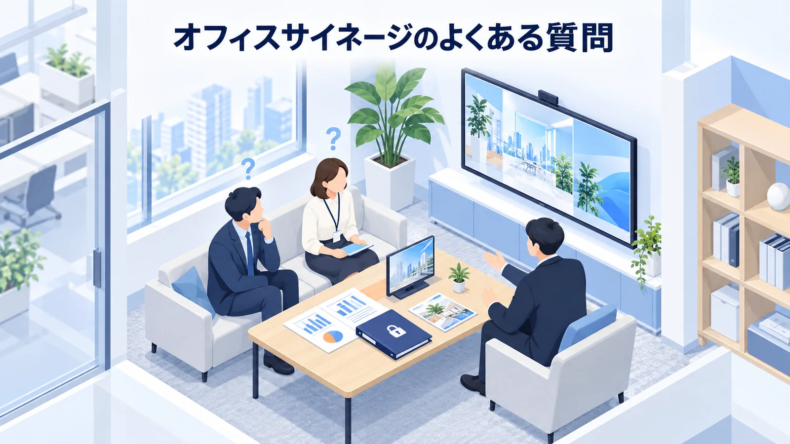 オフィスサイネージのよくある質問を実務目線で整理