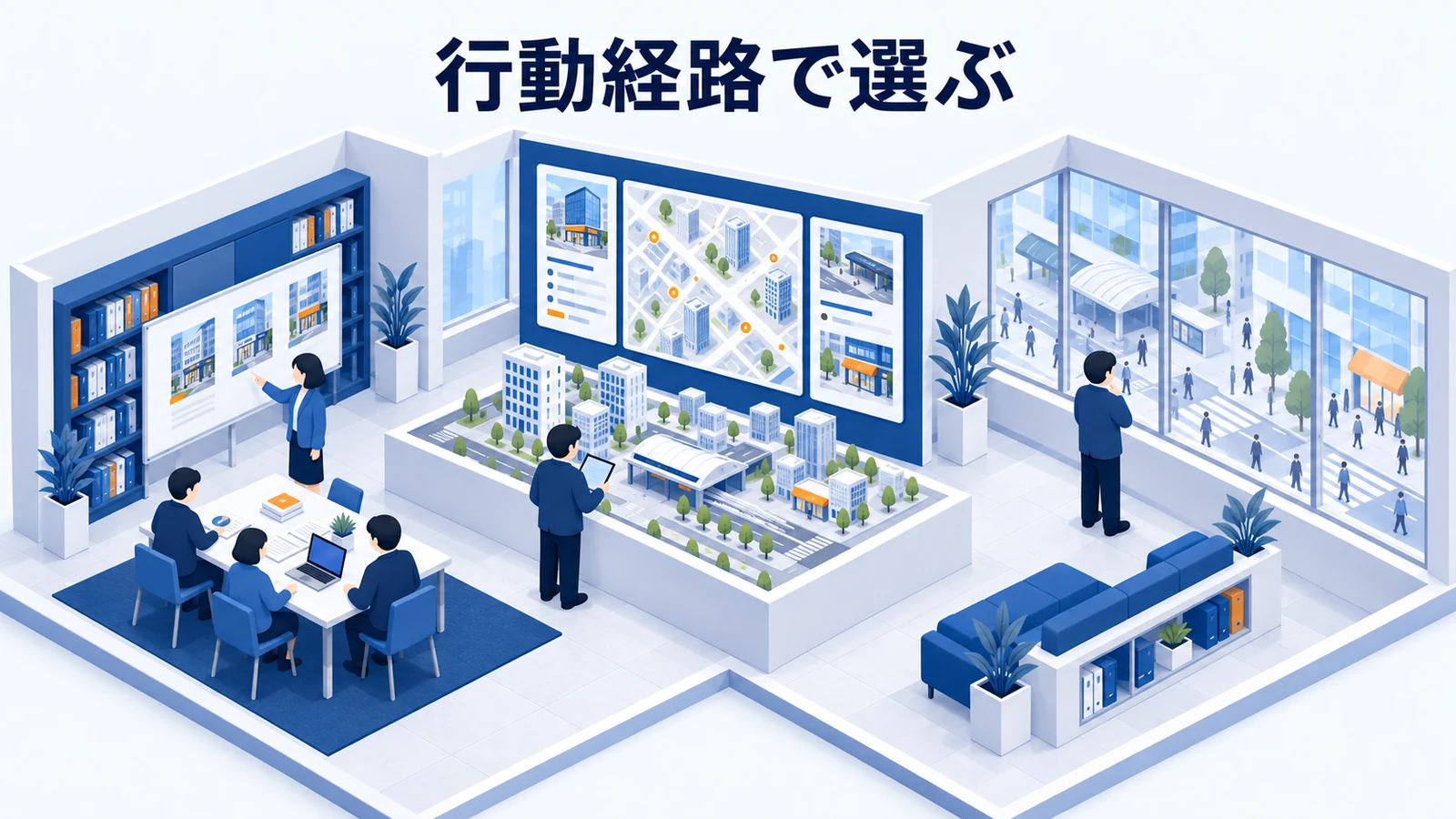 行動経路で選ぶ