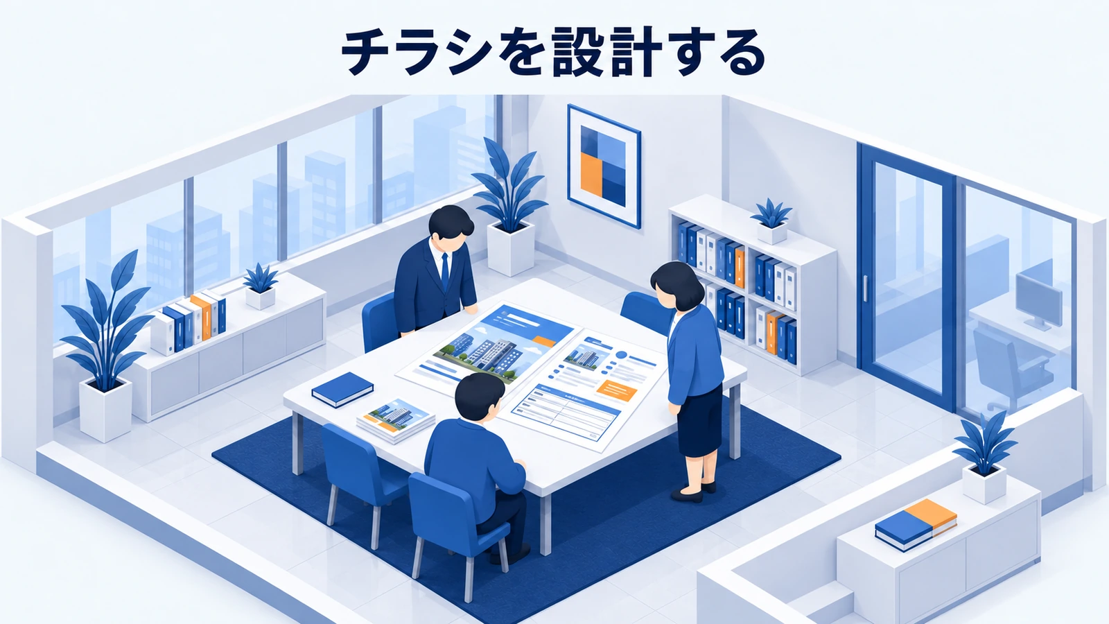 チラシを設計する