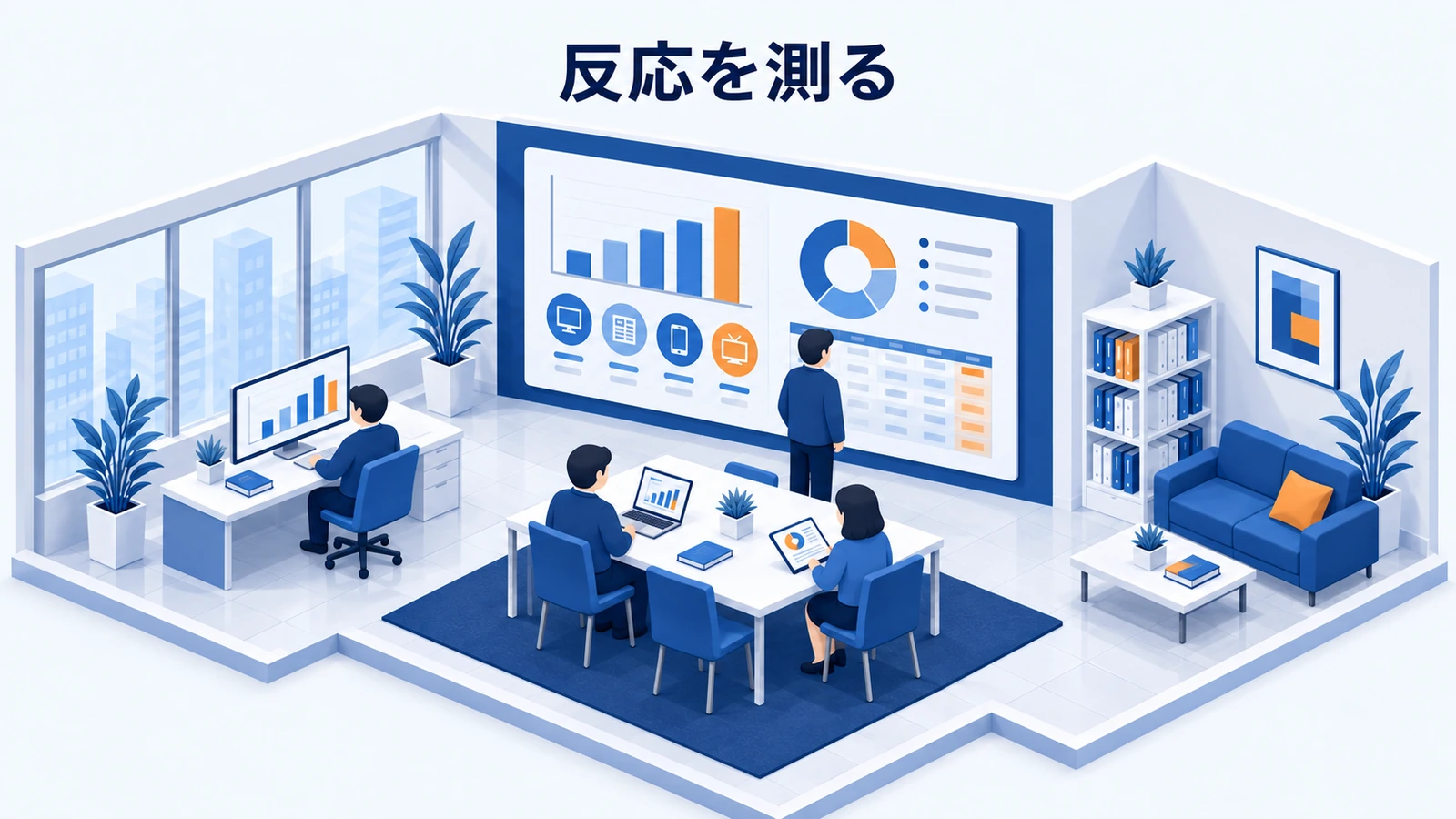 反応を測る
