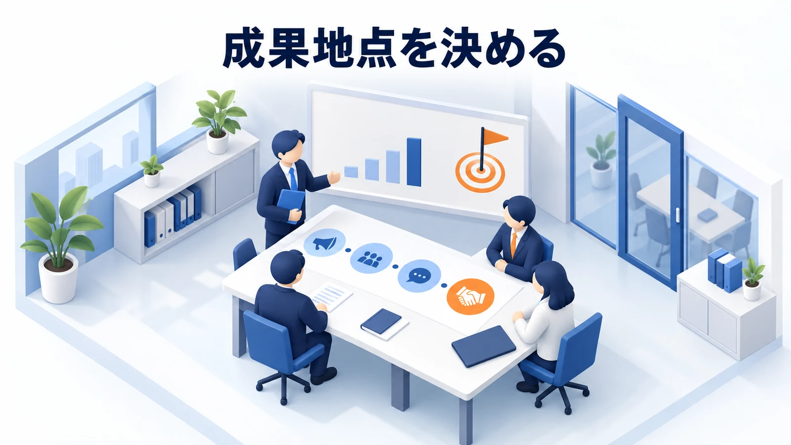 成果地点を決める
