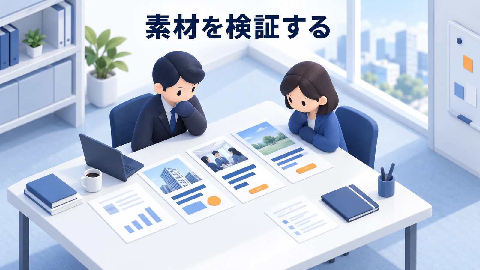 素材を検証する