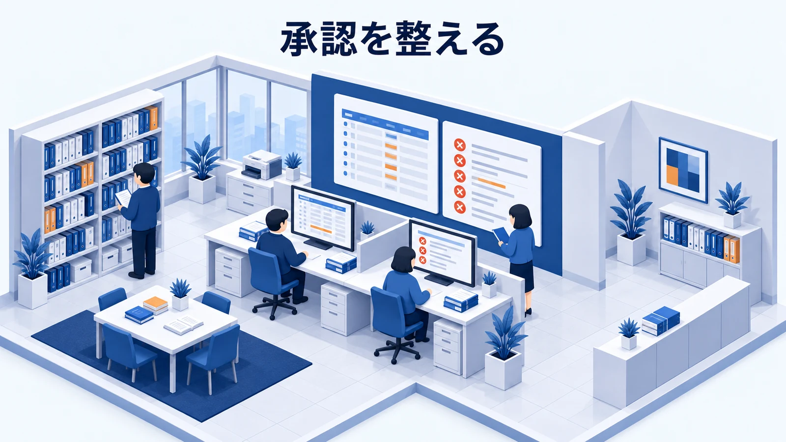 承認を整える
