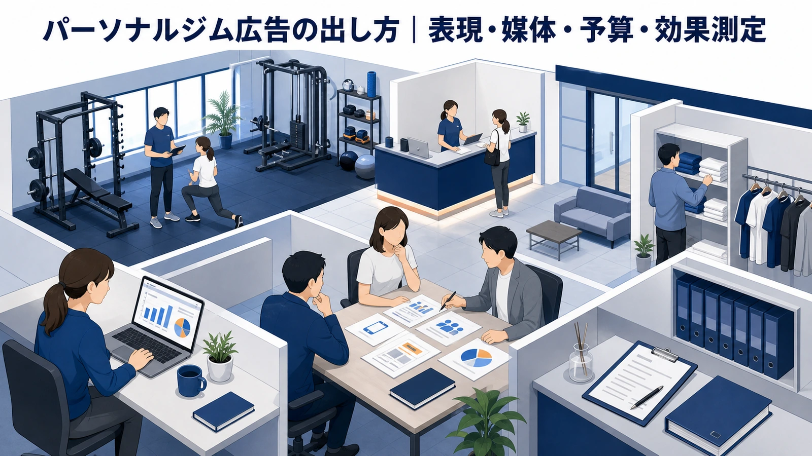 パーソナルジム広告の出し方｜表現・媒体・予算・効果測定