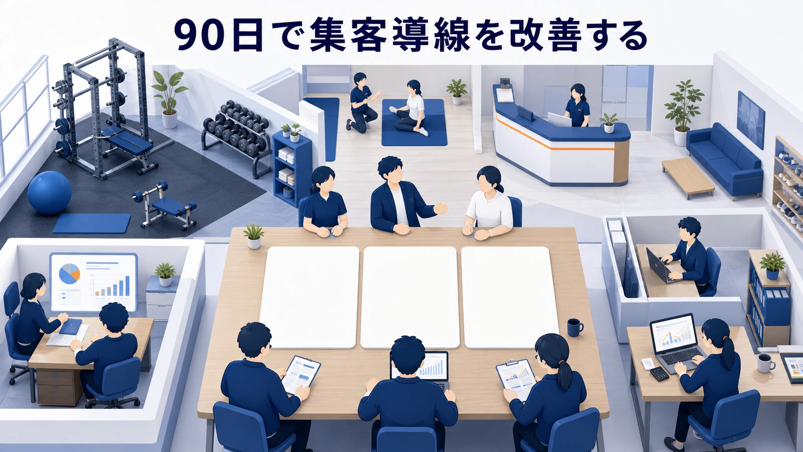 90日で集客導線を改善する
