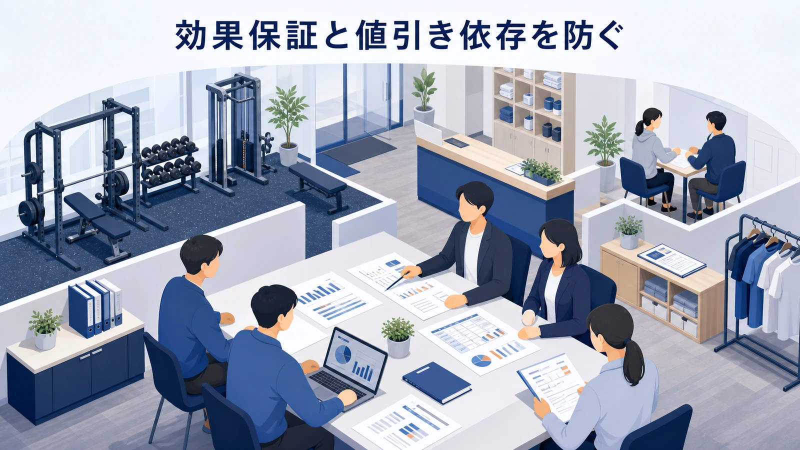 効果保証と値引き依存を防ぐ