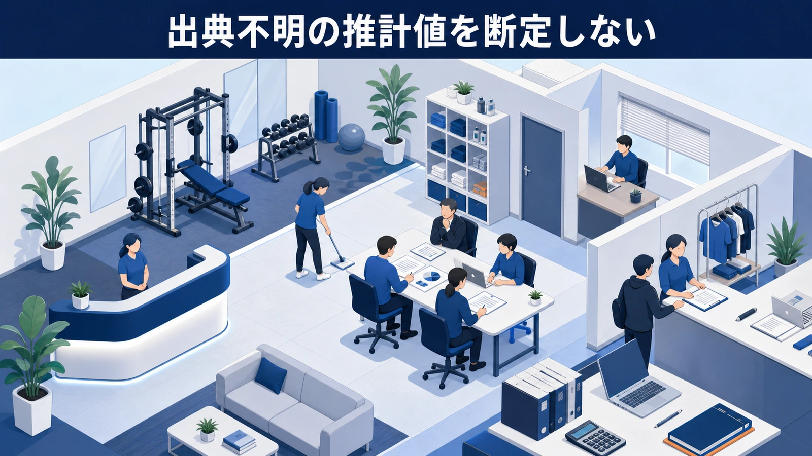 出典不明の推計値を断定しない