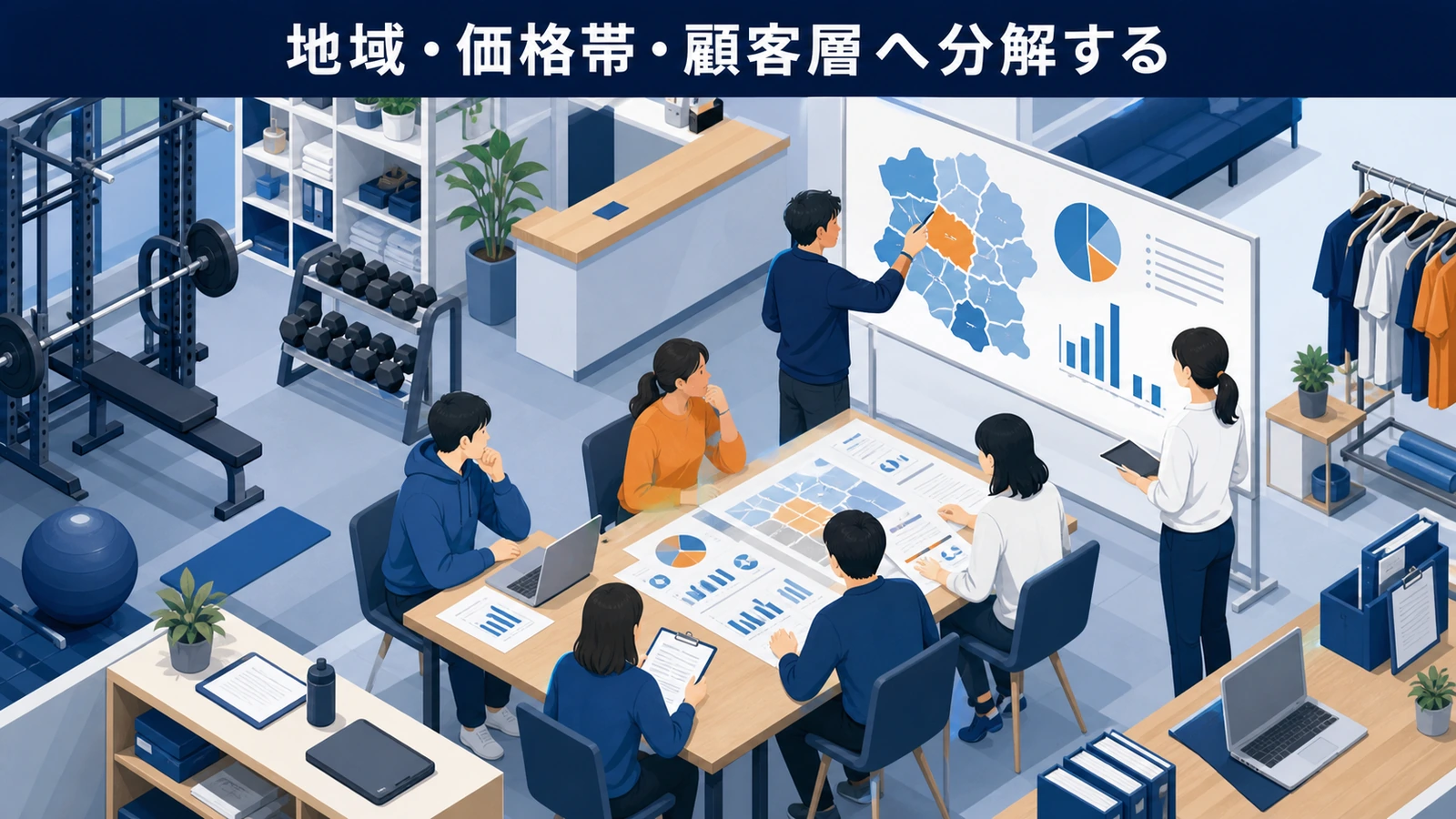 地域・価格帯・顧客層へ分解する