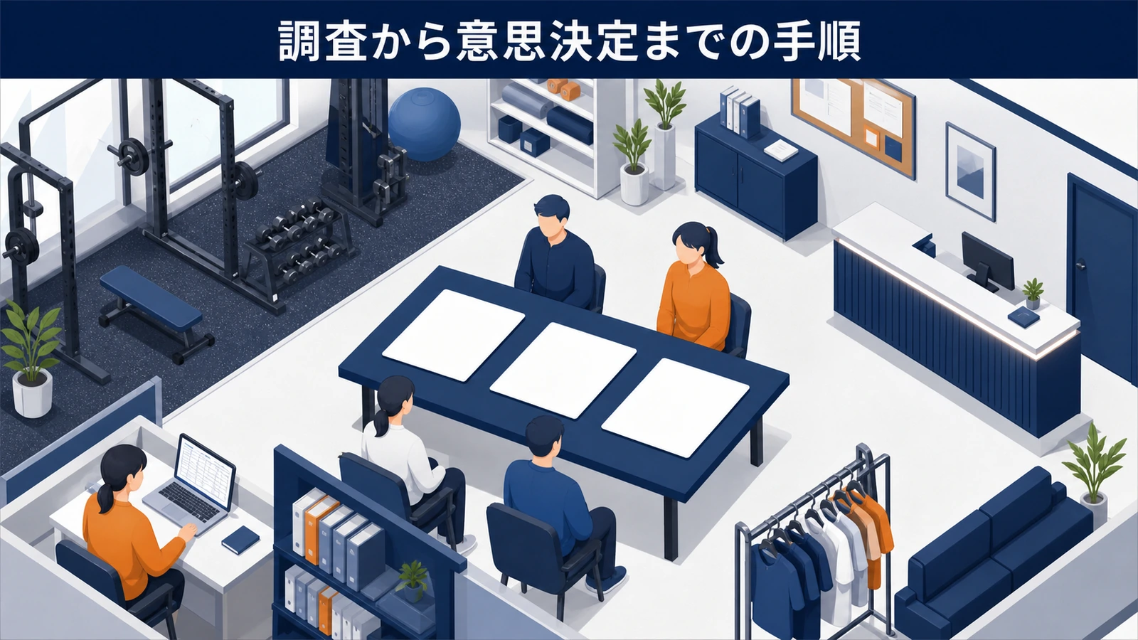 調査から意思決定までの手順