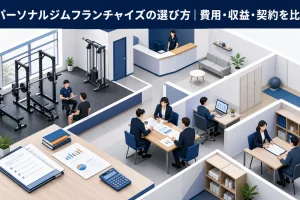 パーソナルジムフランチャイズの選び方|費用・収益・契約を比較
