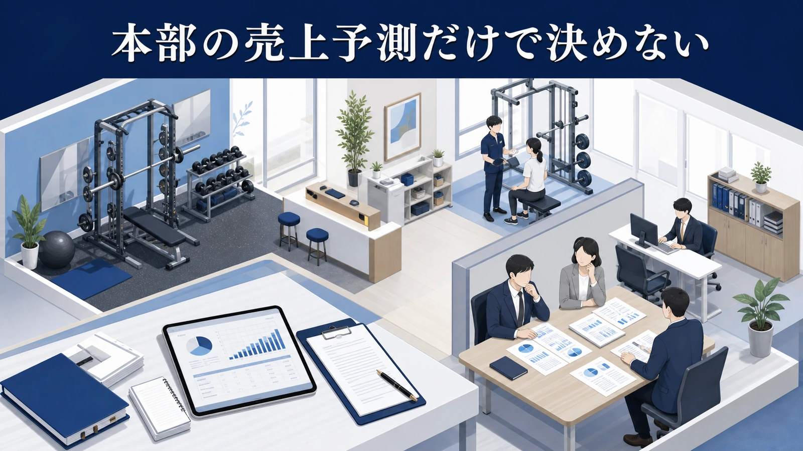 本部の売上予測だけで決めない
