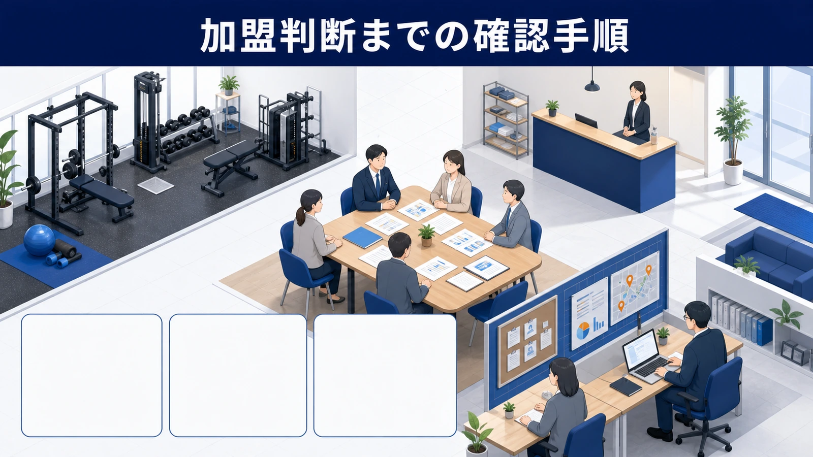加盟判断までの確認手順