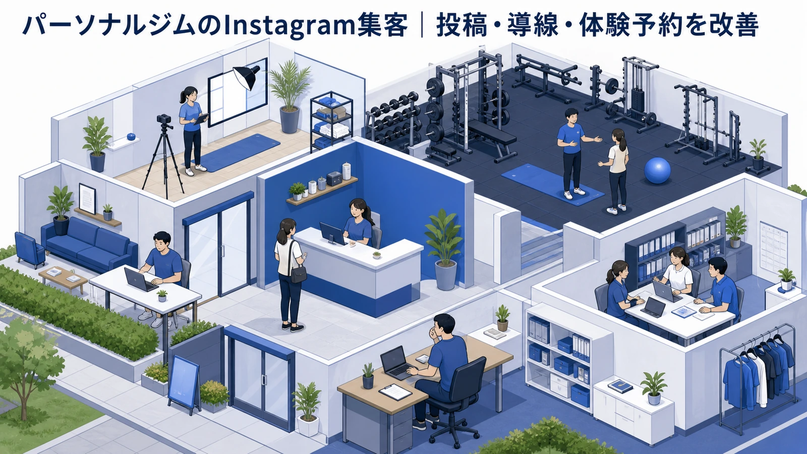 パーソナルジムのInstagram集客｜投稿・導線・体験予約を改善