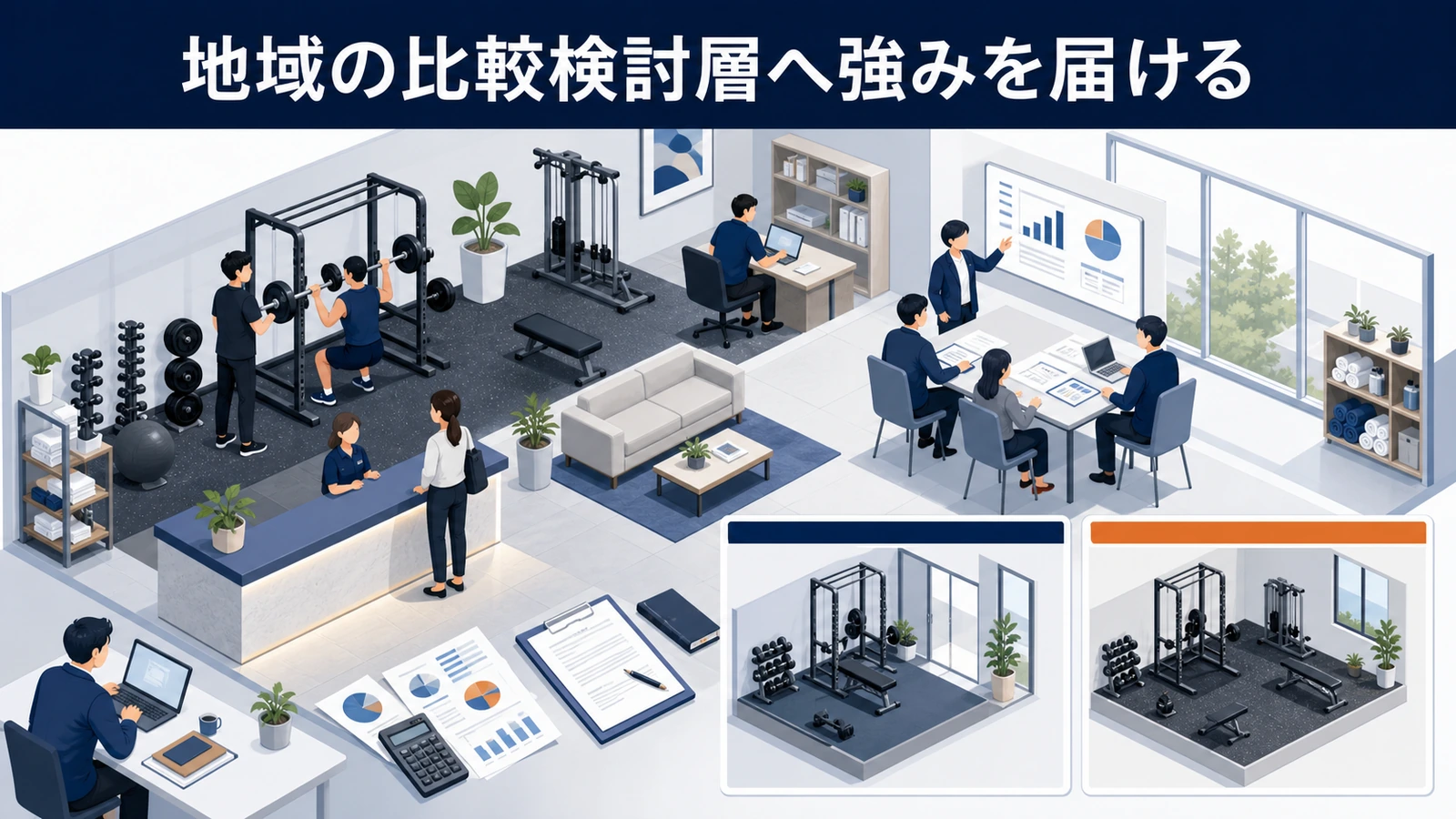 地域の比較検討層へ強みを届ける