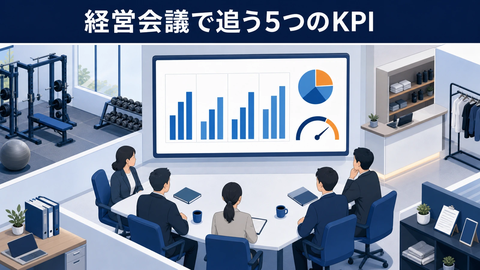 経営会議で追う5つのKPI