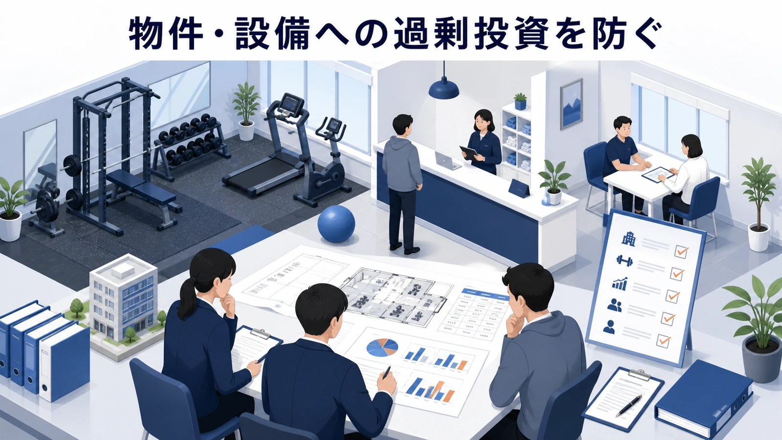 物件・設備への過剰投資を防ぐ