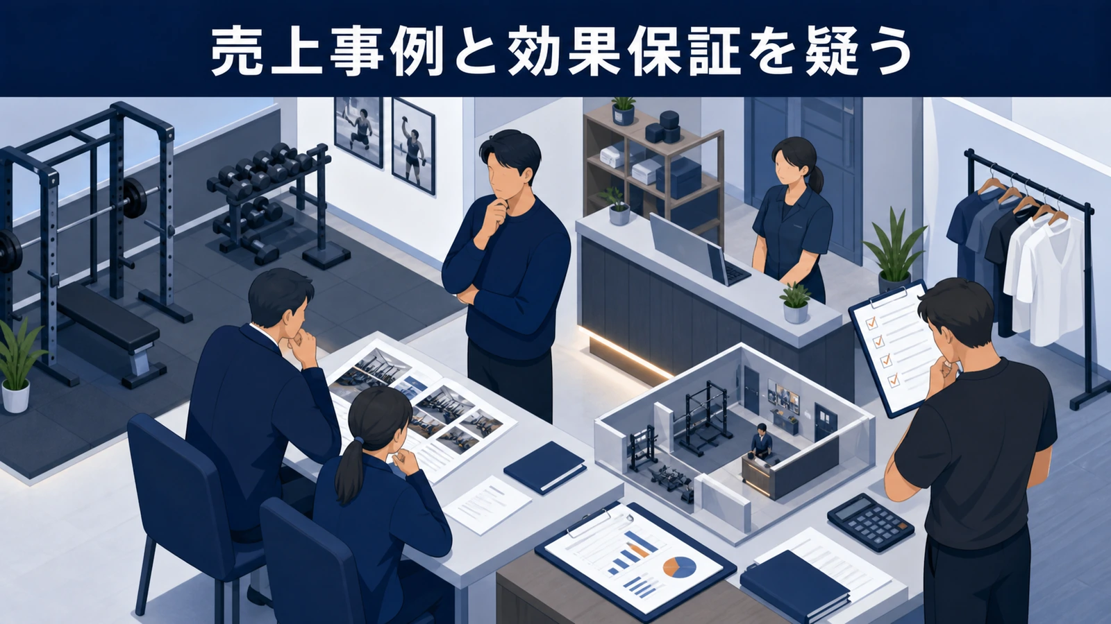 売上事例と効果保証を疑う